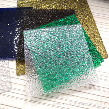 Diamond embossed sheet polycarbonate plastic sheet